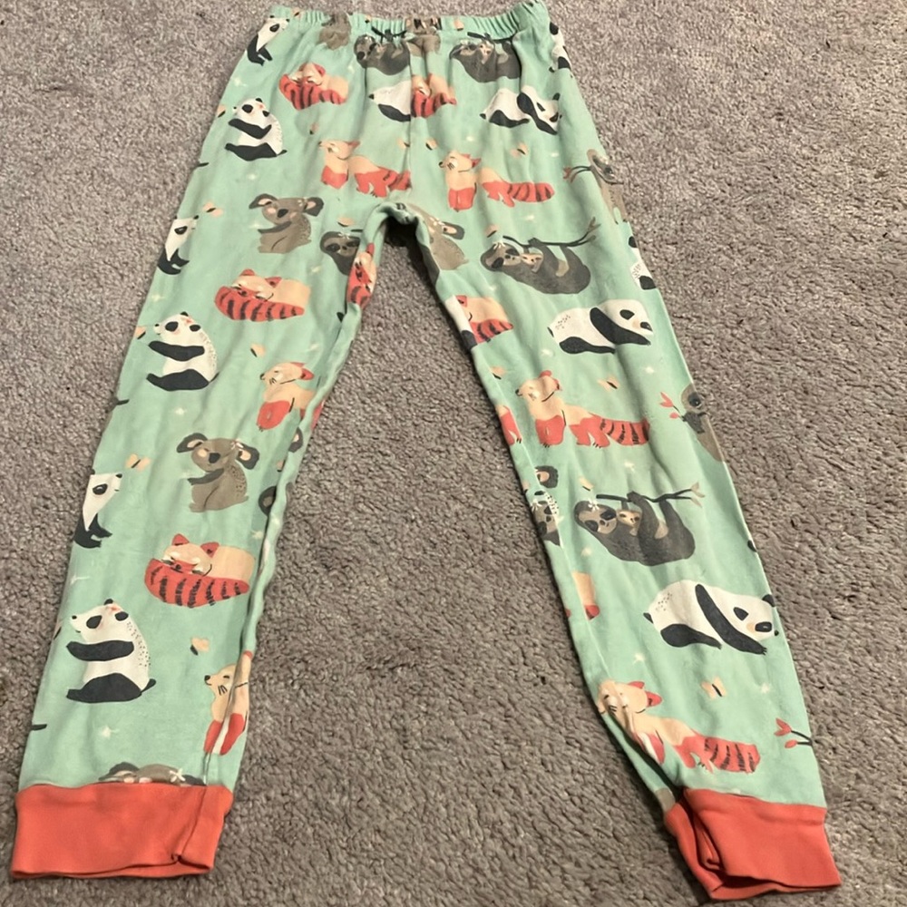 Pajamas Pants with Animal Print